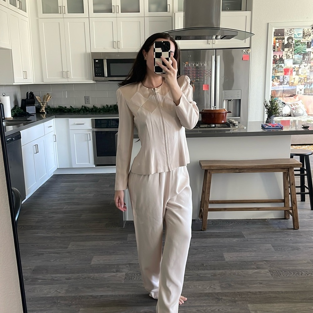 Pinkish Nude VINTAGE pant suit